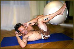 pilates for surfers, on the ball pilates