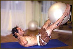 pilates for surfers, on the ball pilates